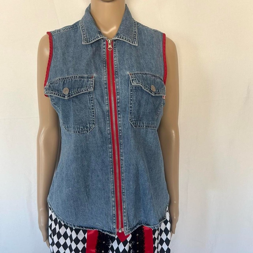 Vintage denim Pepe jeans vest size M